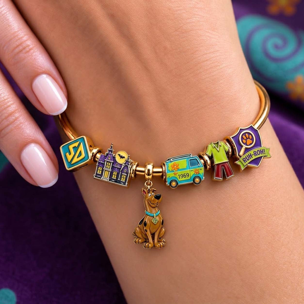 SCBD Silver Charm Bracelet Set NTVA