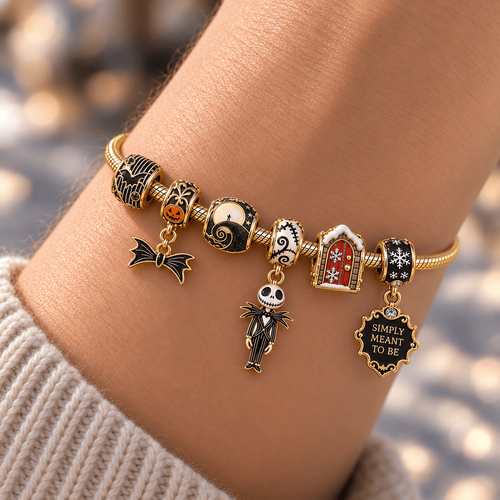 TNBC Gold Charm Bracelet Set HQH