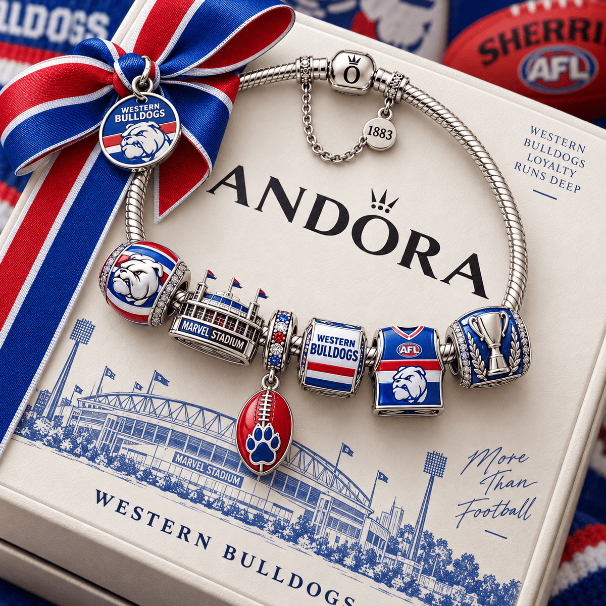WTBD Silver Charm Bracelet Set PTT