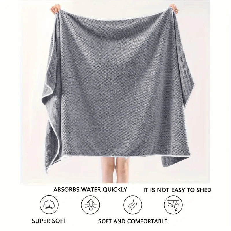 4Pcs Oversized Bath Towel Set - 90x180cm Towel,  Soft & Highly Absorbent, Ideal for Home Bathrooms, Hotels & Spas